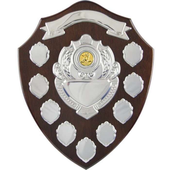 Football Annual 12"  Wooden Shield 